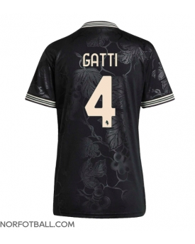 Billige Fotballdrakt Juventus Federico Gatti #4 Replika Tredjedrakt Dame 2025-26 Kortermet Billige Fotballdrakt Juventus Federico Gatti #4 Replika Tredjedrakt Dame 2025-26 Kortermet